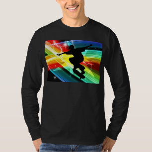 Camiseta Skater en el relámpago cruzado de Criss