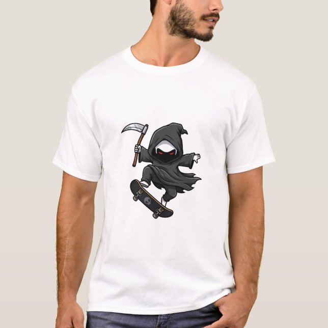 Camiseta Skater Reaper (Anverso)