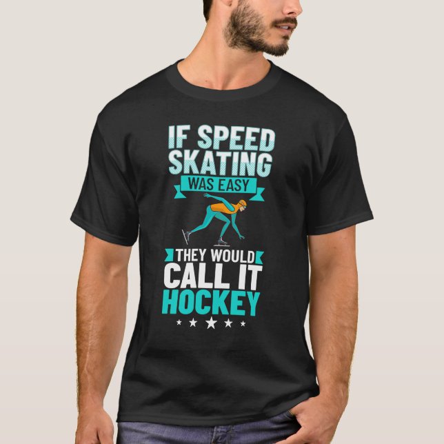 Camiseta Skater Skate de velocidad de pista corta Tr (Anverso)