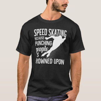 Camiseta Skater Skate de velocidad de pista corta Tr