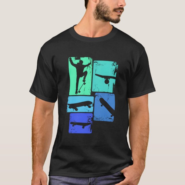 Camiseta Skater Skateboarder Skateboard Youth (Anverso)