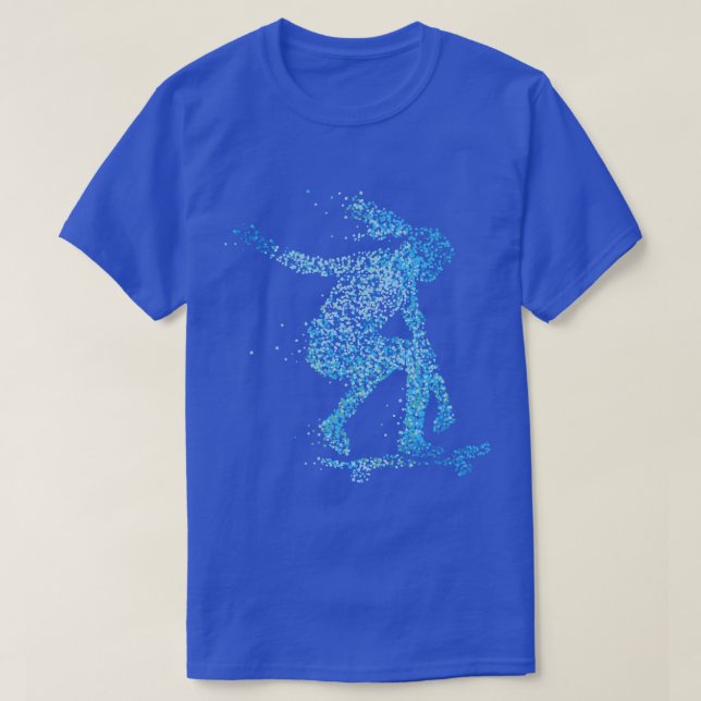 Camiseta Skaterer Skateboarder Skaten Longboard Boarding (Diseño del anverso)