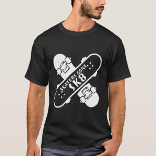 Camiseta Skaters Se Fueron A Esquiar Para El Skateboarder O