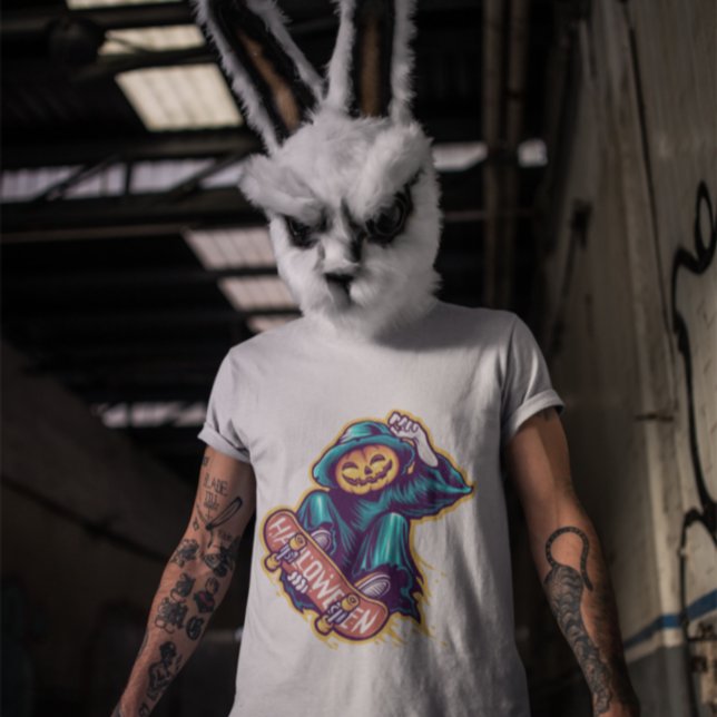 Camiseta Skating Pumpkin Head Death (Subido por el creador)