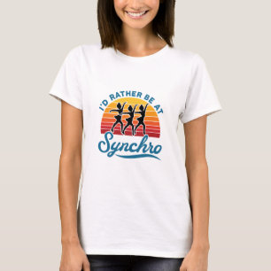 Camiseta Skating Sincronizado Prefiero Estar En Synchro