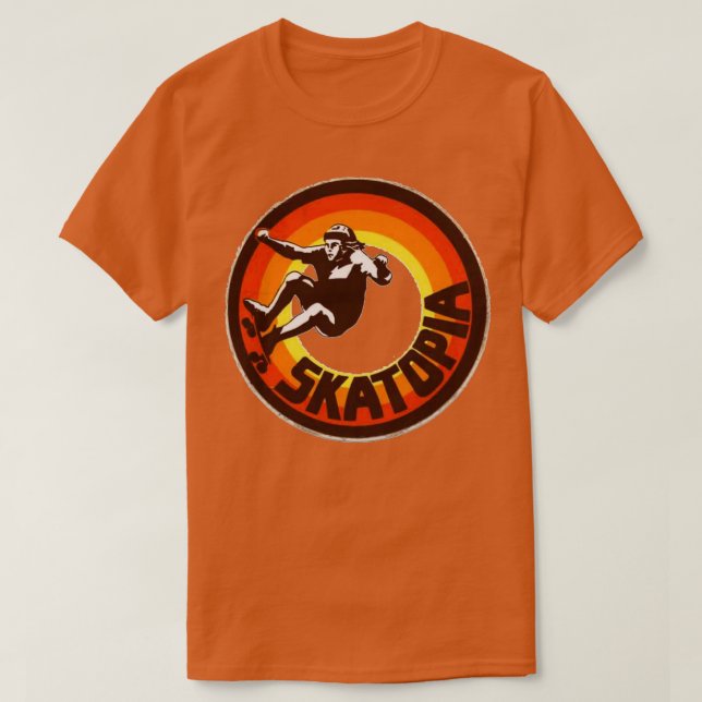 Camiseta Skatopia retro (Diseño del anverso)