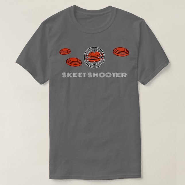 Camiseta Skeetshooter Clay Pigeon Trap Shooting Design (Diseño del anverso)