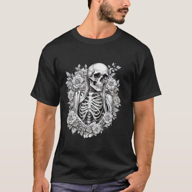 Camiseta Skeleton adopta tu lado oscuro (Anverso)