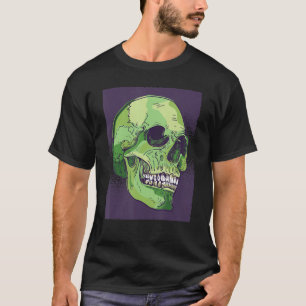 Camiseta Skeleton Amantes de la Vintage del cráneo Realista