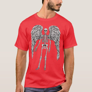 Camiseta Skeleton Angel Fairycore Grunge Gótico estético