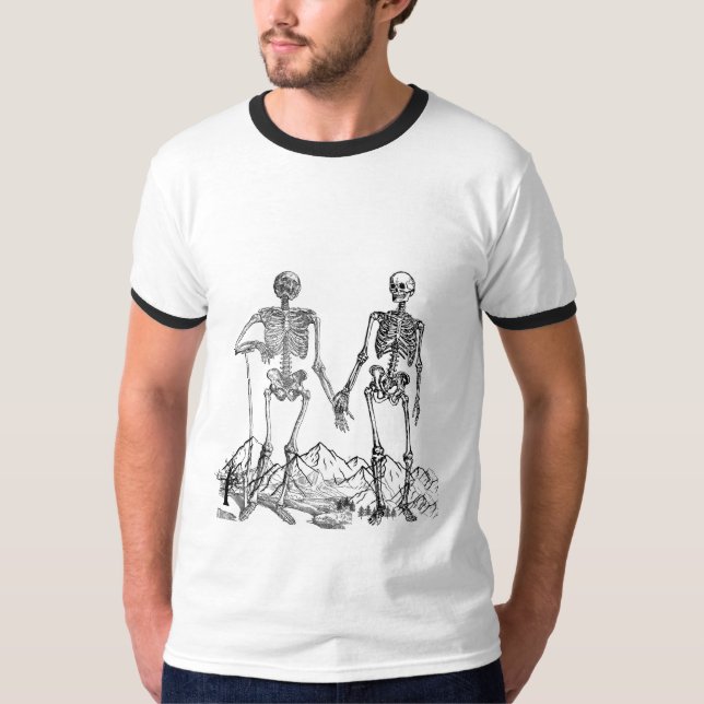 Camiseta Skeleton Art Man (Anverso)
