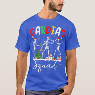 Camiseta Skeleton Bailando Feliz Navidad diac Enfermera Cor