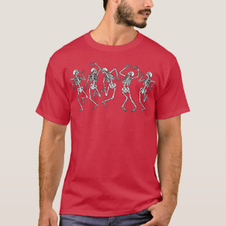 Camiseta Skeleton bailando Gótico gótico mujeres fantasmagó