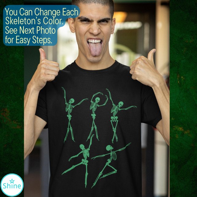 Camiseta Skeleton bailarina espeluznante mordaz Halloween (Subido por el creador)