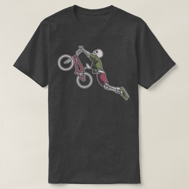 Camiseta Skeleton BMX  (Diseño del anverso)