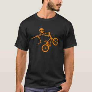 Camiseta Skeleton Bmx Ciclistas de núcleo duro Guay