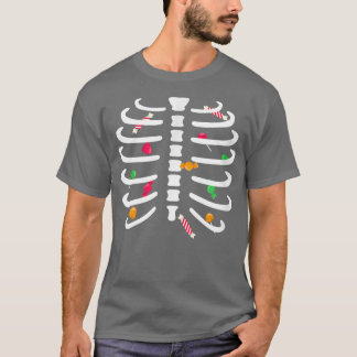 Camiseta Skeleton Candy Cute Niños Adultos
