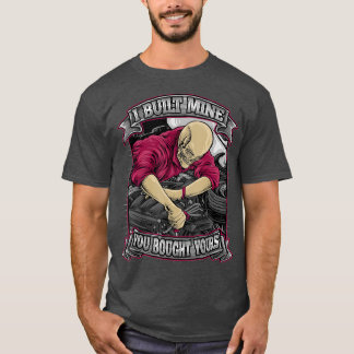 Camiseta Skeleton Car Mechani Construí El Mío Que Compró