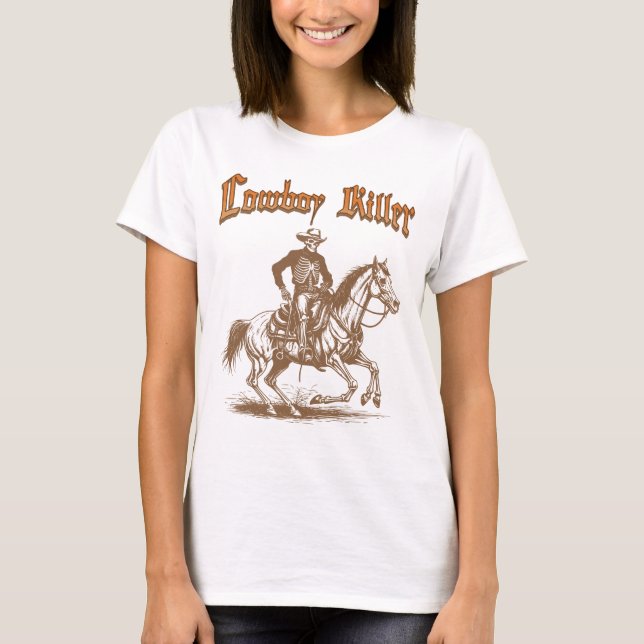 Camiseta Skeleton Cowboy Killer (Anverso)
