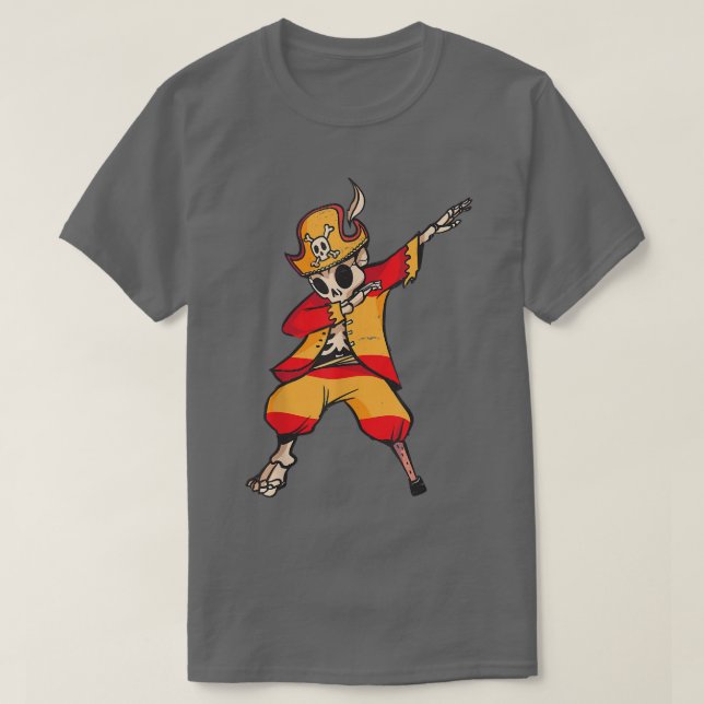 Camiseta Skeleton dabbing  (Diseño del anverso)