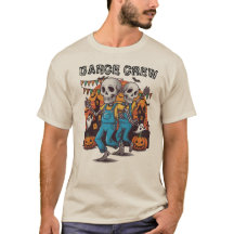 Skeleton Dance Crew Shirt Divertido baile Skeleton