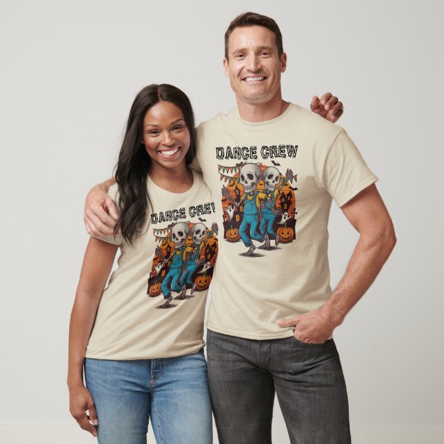 Camiseta Skeleton Dance Crew Shirt Divertido baile Skeleton (Unisexo)
