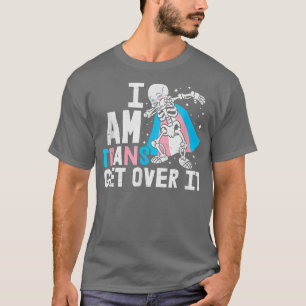 Camiseta Skeleton Dancing Dabbing LGBT-Q Orgullo transgéner