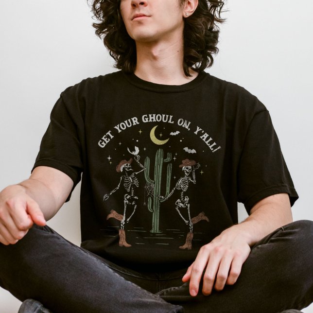 Camiseta Skeleton de baile de arranque Scooting Western Hal (Subido por el creador)