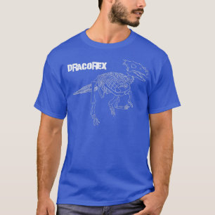 Camiseta Skeleton de Dinosaur Dracore Fossil