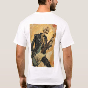 Camiseta Skeleton de Guay en juego de chaqueta de cuero neg