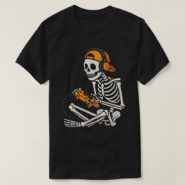 Camiseta Skeleton de Guay Gamer con audífonos - Juego diver