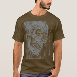 Camiseta Skeleton de Skeleton de muerte de Guay de manga co