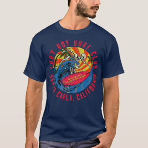 Camiseta Skeleton del Club de Surf Retro Lost Boy Santa Car