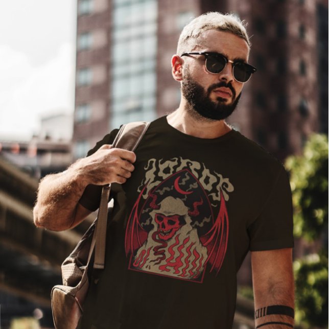 Camiseta Skeleton Demon Hell Creation (Subido por el creador)