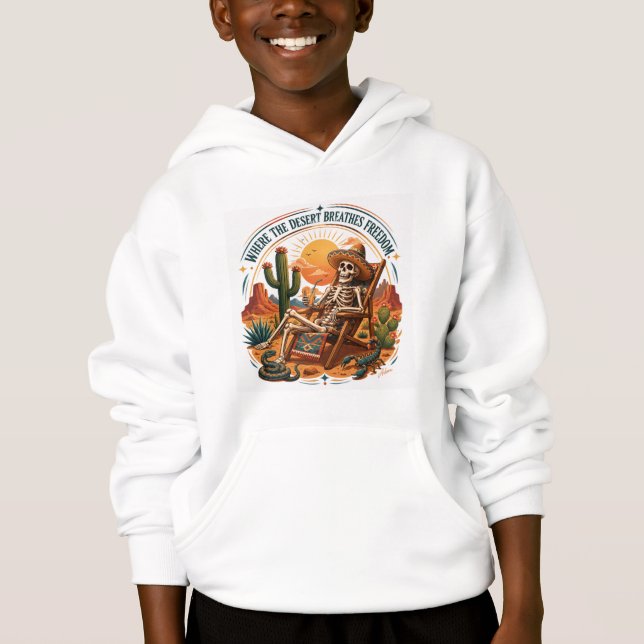 Camiseta Skeleton Desert Freedom (Anverso)