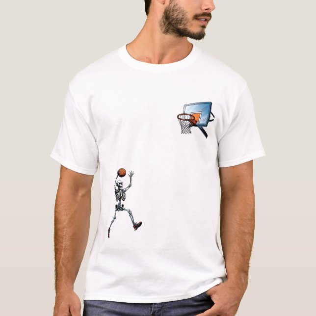 Camiseta Skeleton Dunk Baloncesto (Anverso)