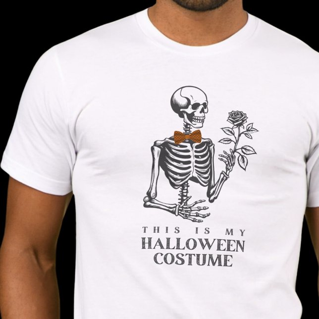 Camiseta Skeleton Este es mi disfraz de Halloween (Subido por el creador)