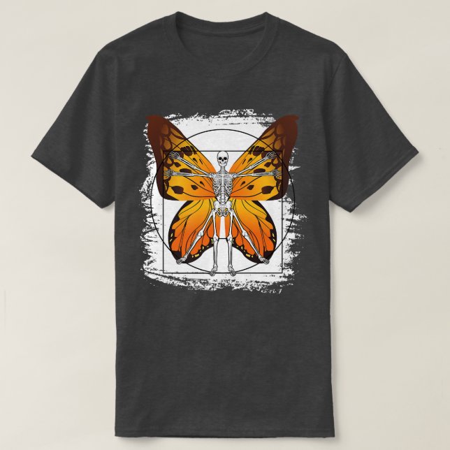 Camiseta Skeleton Fantasy Grunge Gótico estético Gothi (Diseño del anverso)