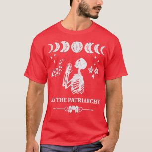 Camiseta Skeleton Feminista, Él La Elección A Favor Del Pat