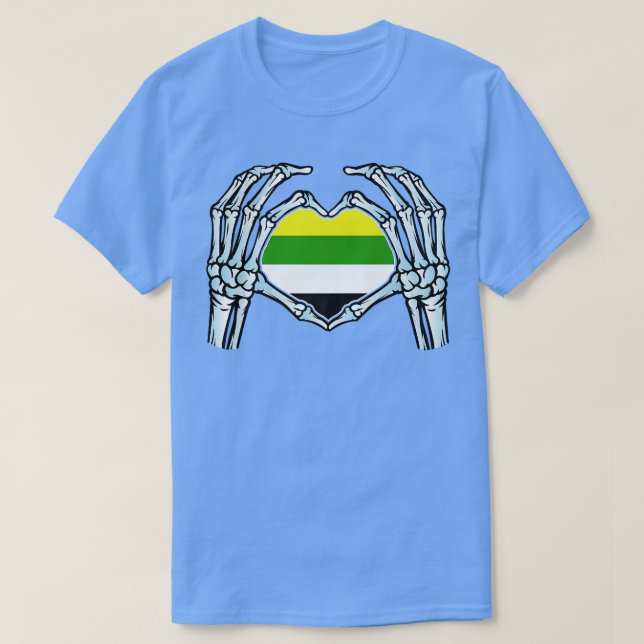 Camiseta Skeleton Gay Skoliseual Identidad sexual no binari (Diseño del anverso)