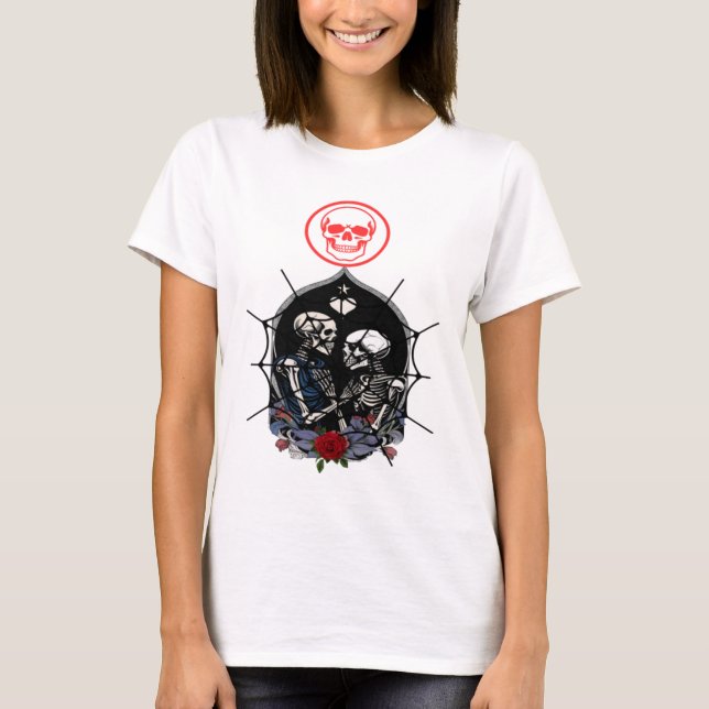 Camiseta Skeleton Gothic (Anverso)