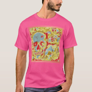 Camiseta Skeleton Gótico Skull Academia Oscura Grunge PunkR