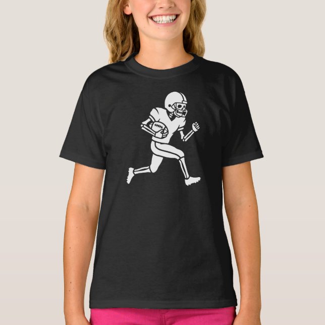 Camiseta Skeleton Gridiron Runner (Anverso)