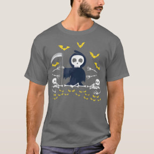 Camiseta Skeleton Grim Reaper Fictophilia 