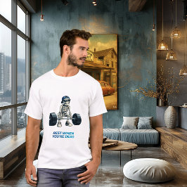 Camiseta Skeleton Gym Workout Funny Fitness Design