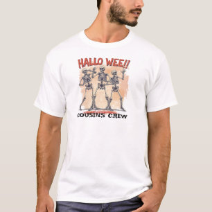 Camiseta Skeleton Halloween Crew 2026