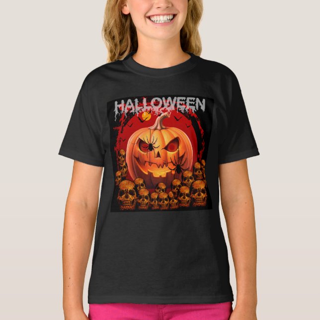 CAMISETA SKELETON HALLOWEEN DE HOMOLOGÍAS DE PUMPKIN (Anverso)