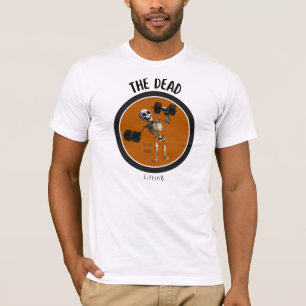 Camiseta Skeleton/Halloween/divertido/gimnasio