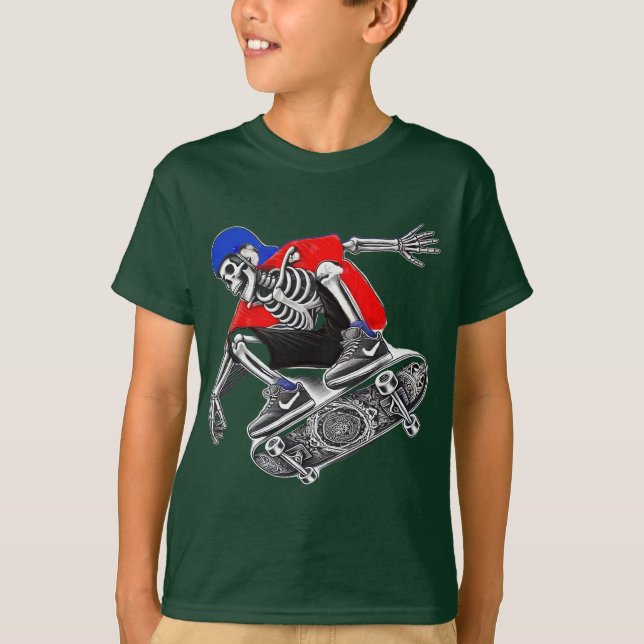 Camiseta Skeleton Hang 10 Tshirt (Anverso)