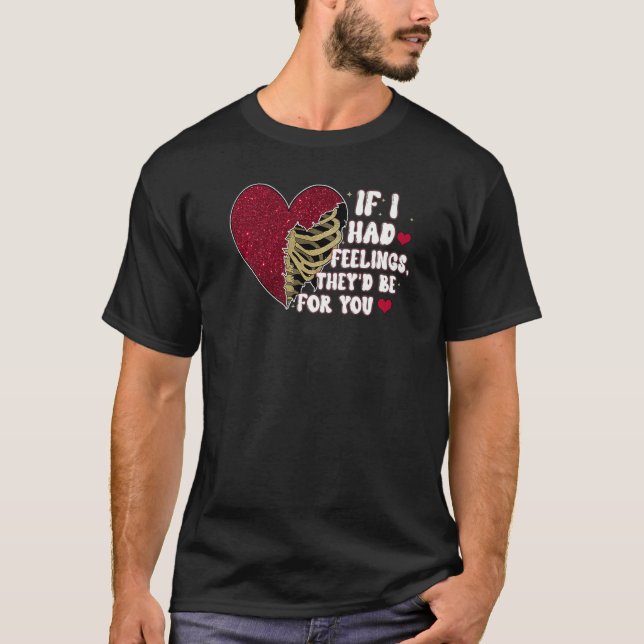 Camiseta Skeleton Hearb Rib Cage X Ray Valentines Women Co (Anverso)
